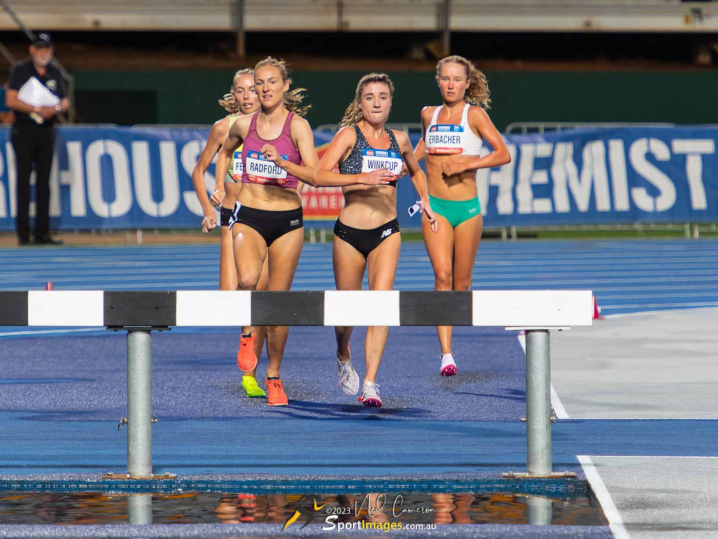 Stella Radford, Georgia Winkcup, Brielle Erbacher, Women's 3000m Steeplechase