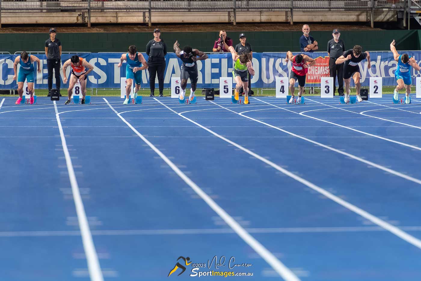 Start, Men's 100m A Race