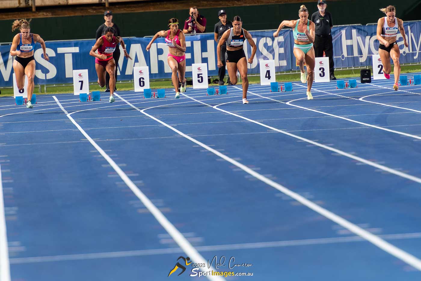 Start, Women's 100m A Race