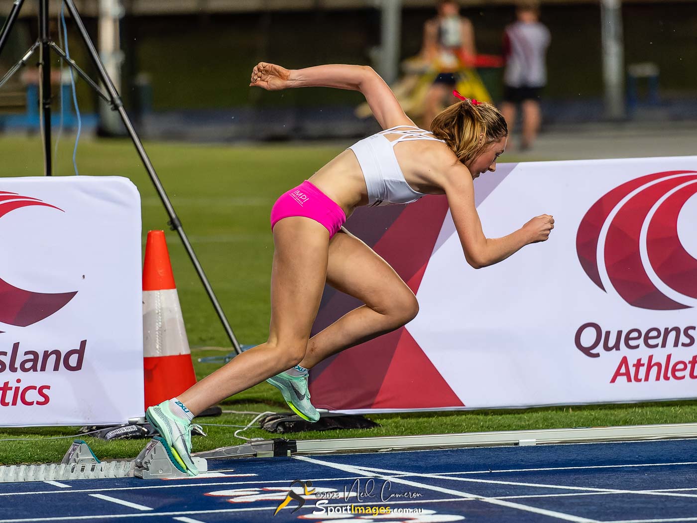 Practice Start, 400m Hurdles