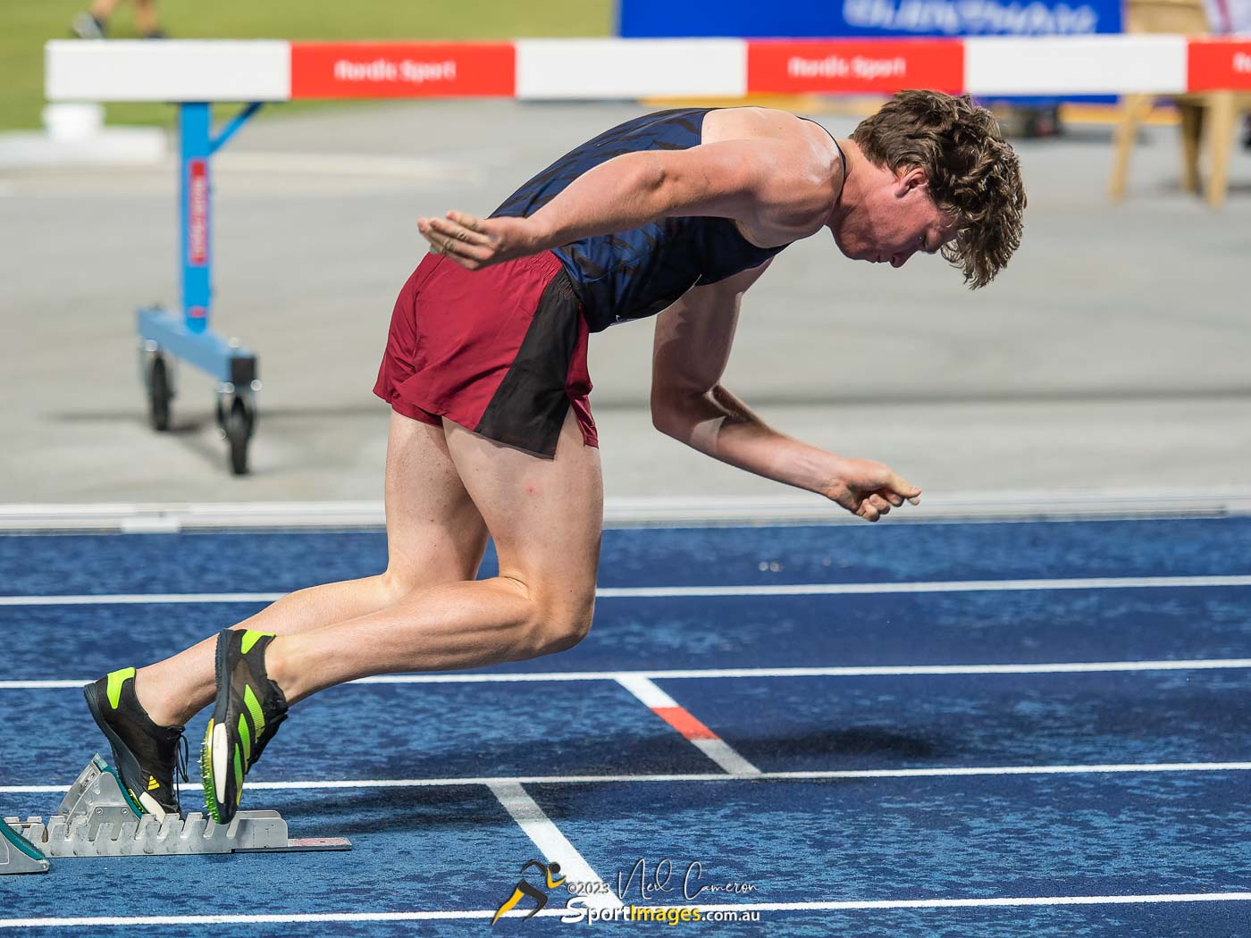 Practice Start, 400m Hurdles