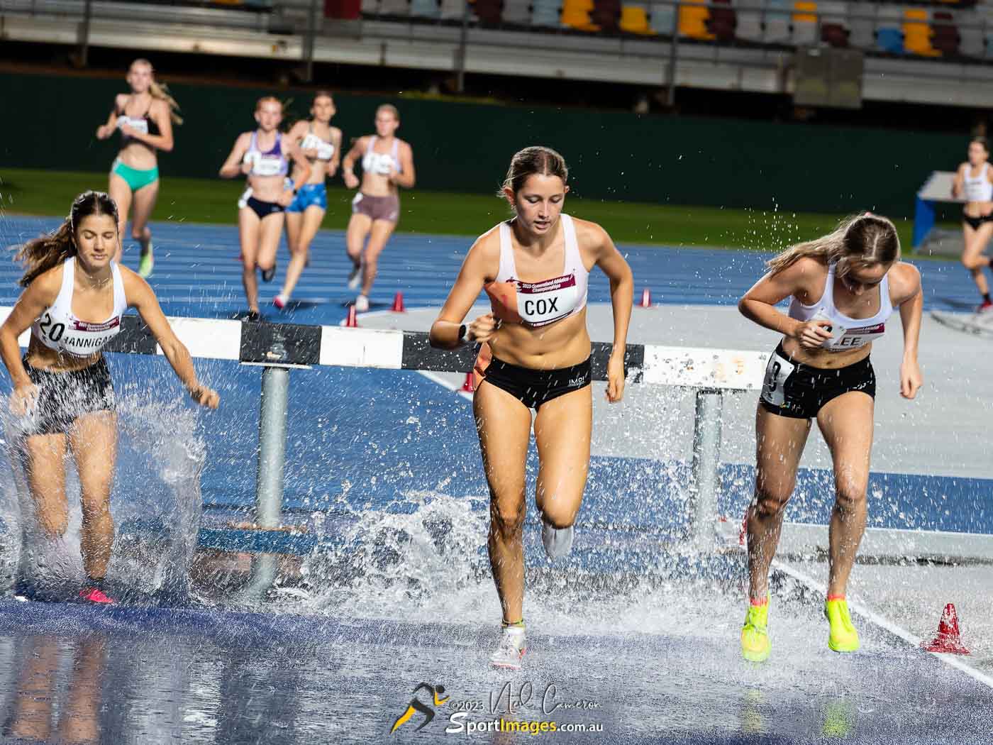 Ginger Cox, Matilda Lee & Tess Hannigan, Women Under 17 & Under 18 2000m Steeplechase
