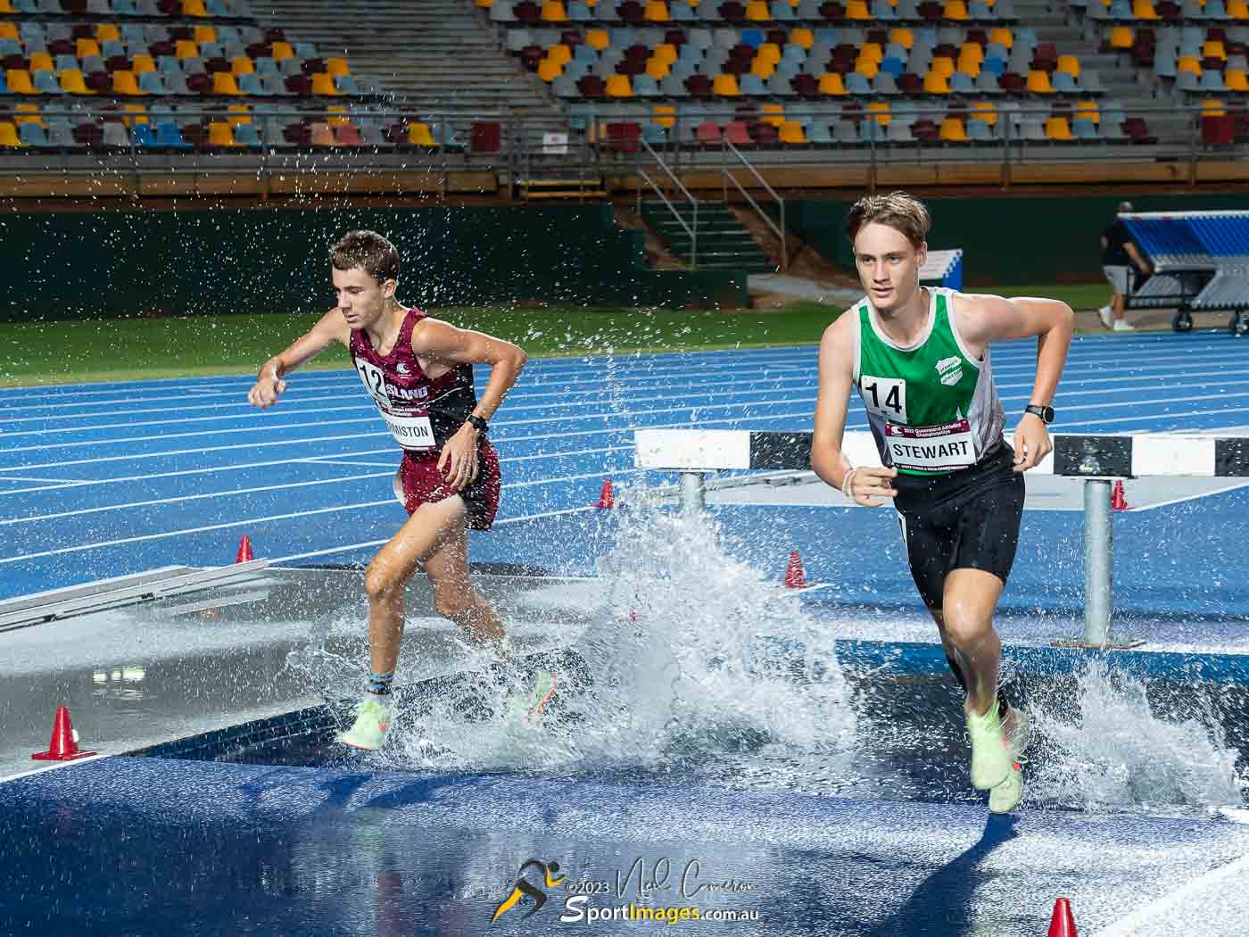 Dakota Stewart & Harvey Hermiston, Boys Under 16 2000m Steeplechase