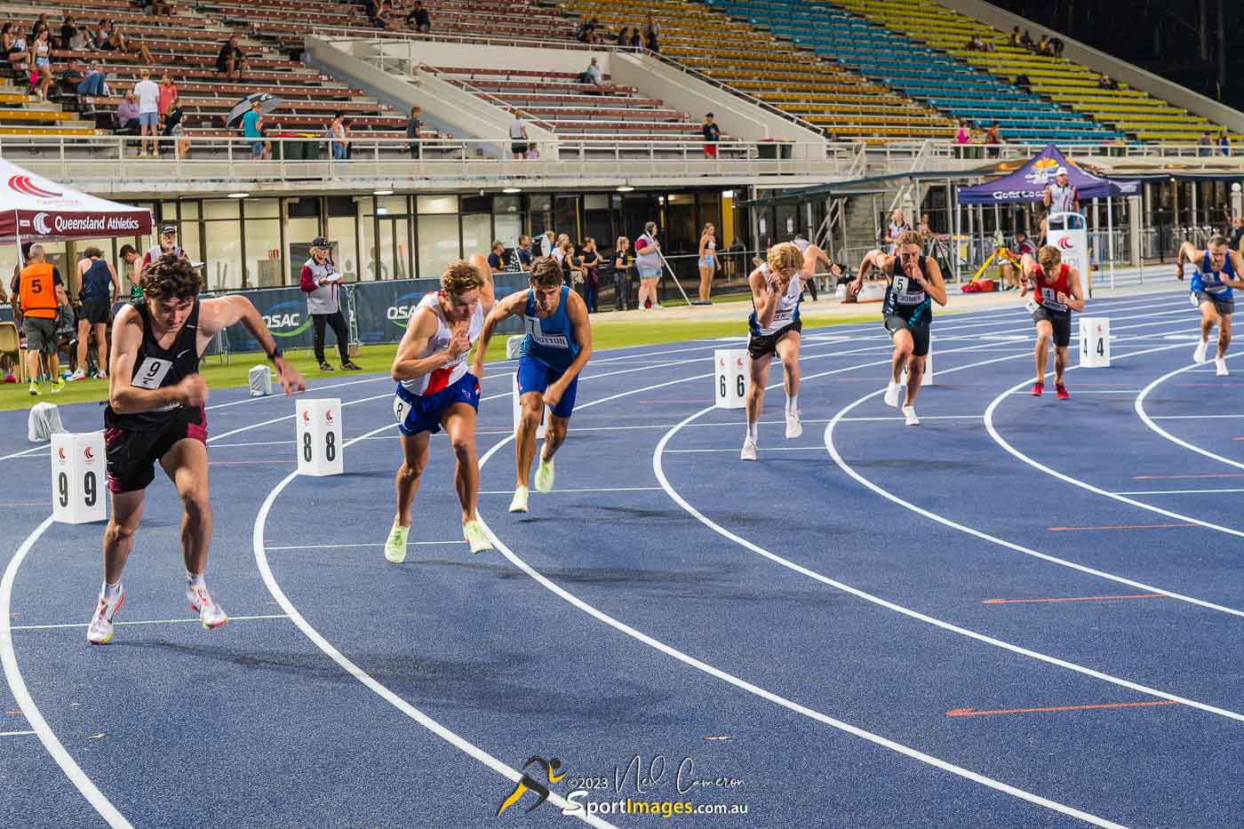 Men Open 800m, Heat 2