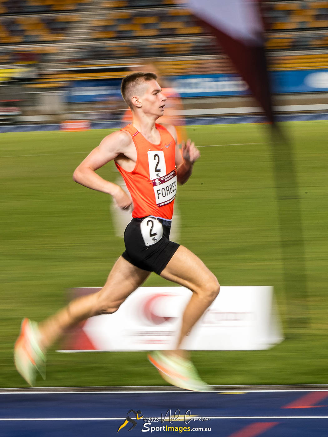 Ethan Forbes, Men Open 800m, Heat 2