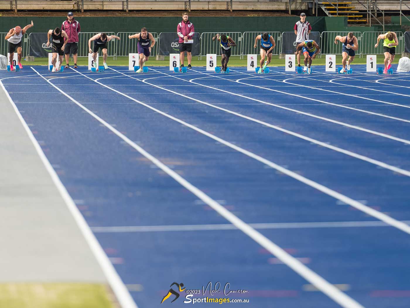 Heat 5, Men Open 100m