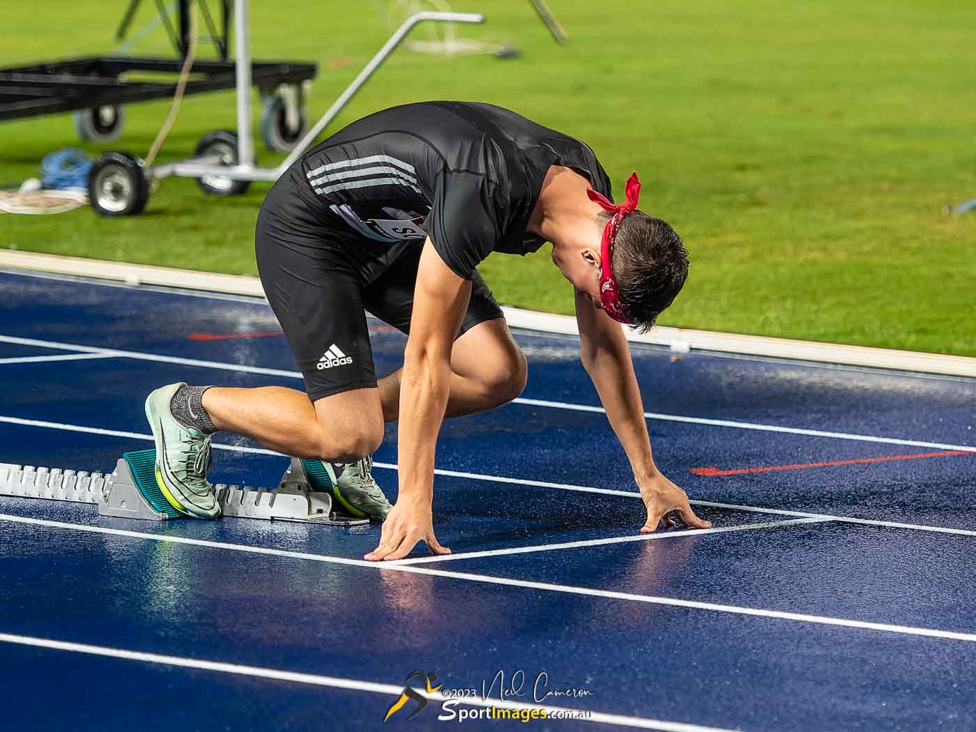 Nathaniel Scott, Heat 5, Men Open 400m