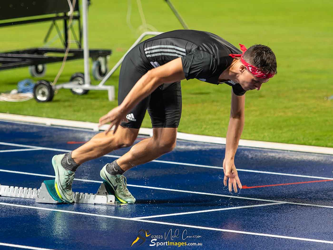 Nathaniel Scott, Heat 5, Men Open 400m