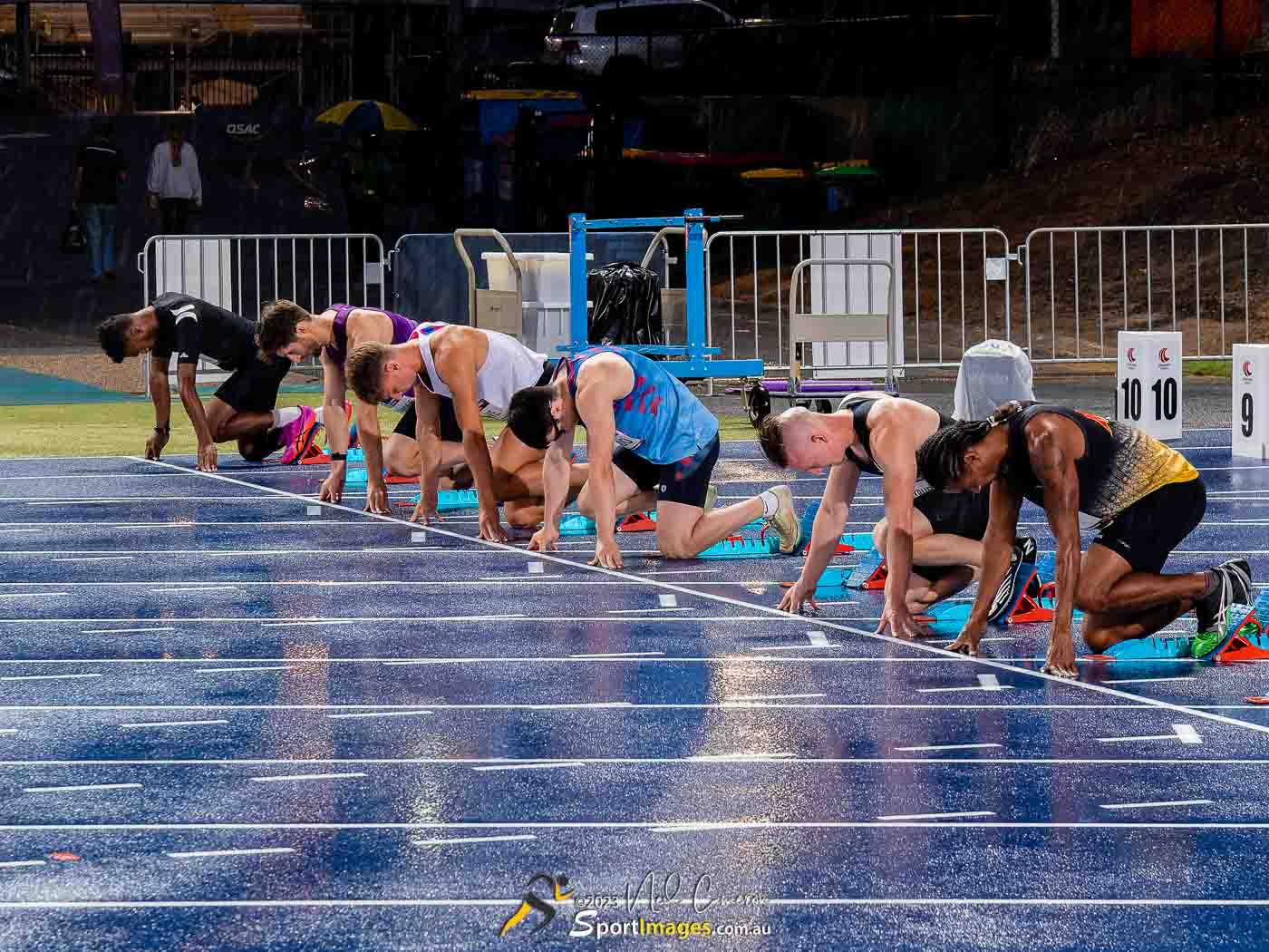 Heat 7, Men Open 100m