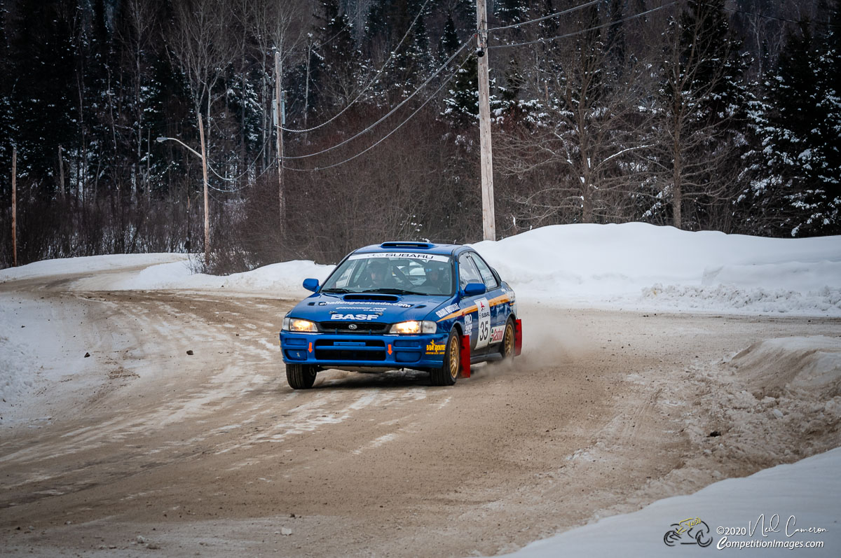 Competitor at Rally Perce-Neige, Maniwaki, Quebec 2008