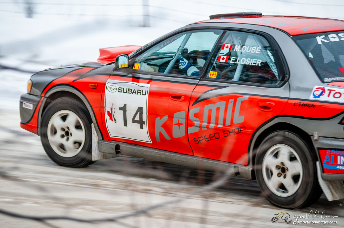 Competitor at Rally Perce-Neige, Maniwaki, Quebec 2008