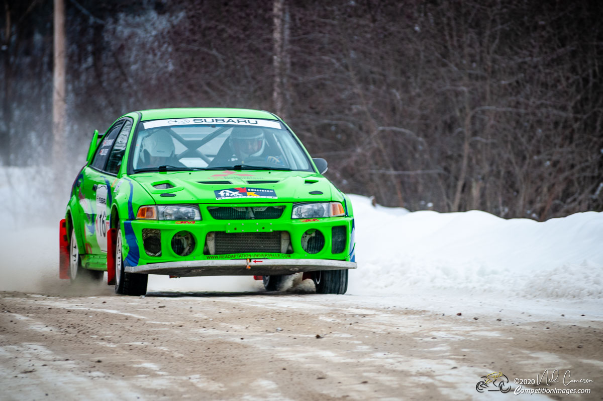 Competitor at Rally Perce-Neige, Maniwaki, Quebec 2008