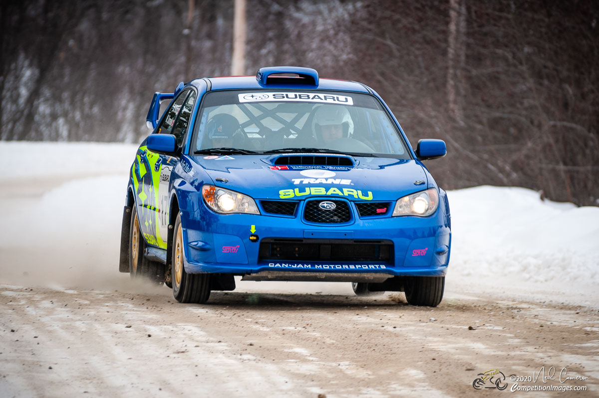 Competitor at Rally Perce-Neige, Maniwaki, Quebec 2008