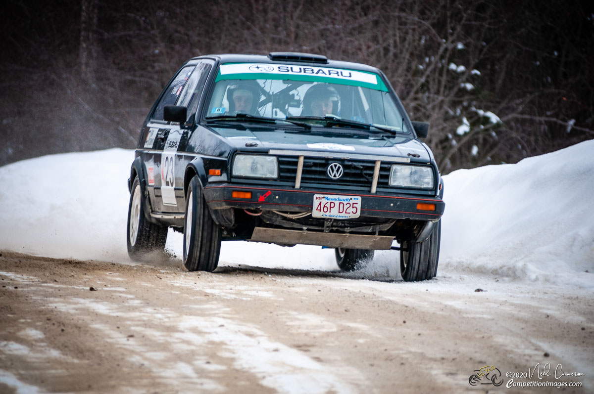 Competitor at Rally Perce-Neige, Maniwaki, Quebec 2008