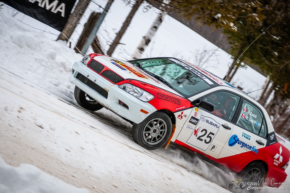 Competitor at Rally Perce-Neige, Maniwaki, Quebec 2008