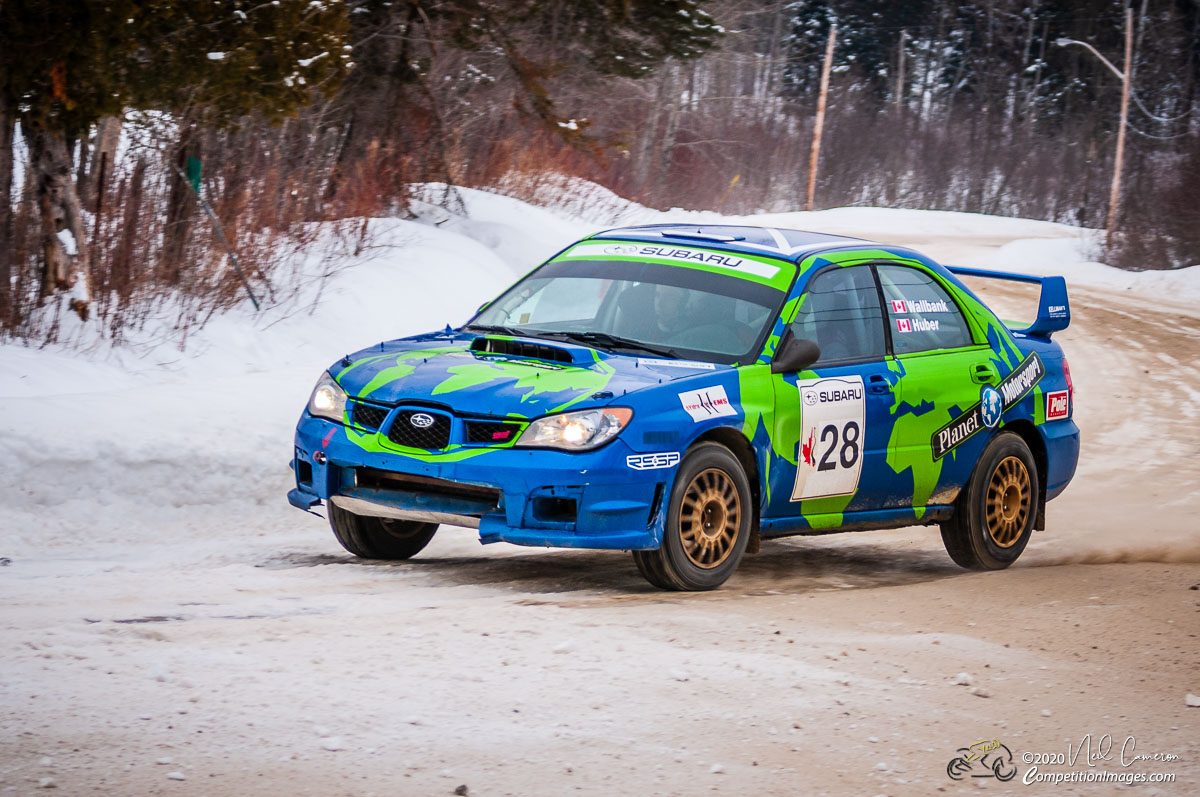 Competitor at Rally Perce-Neige, Maniwaki, Quebec 2008