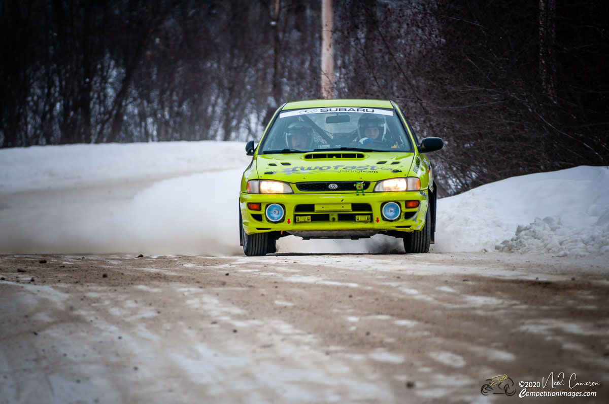 Competitor at Rally Perce-Neige, Maniwaki, Quebec 2008