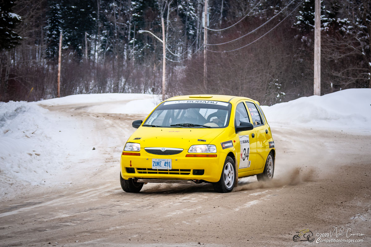 Competitor at Rally Perce-Neige, Maniwaki, Quebec 2008