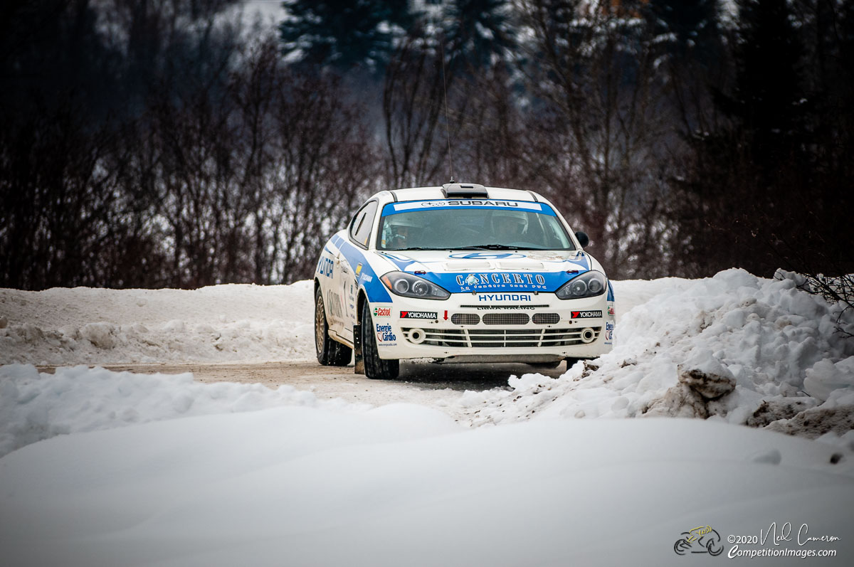 Competitor at Rally Perce-Neige, Maniwaki, Quebec 2008