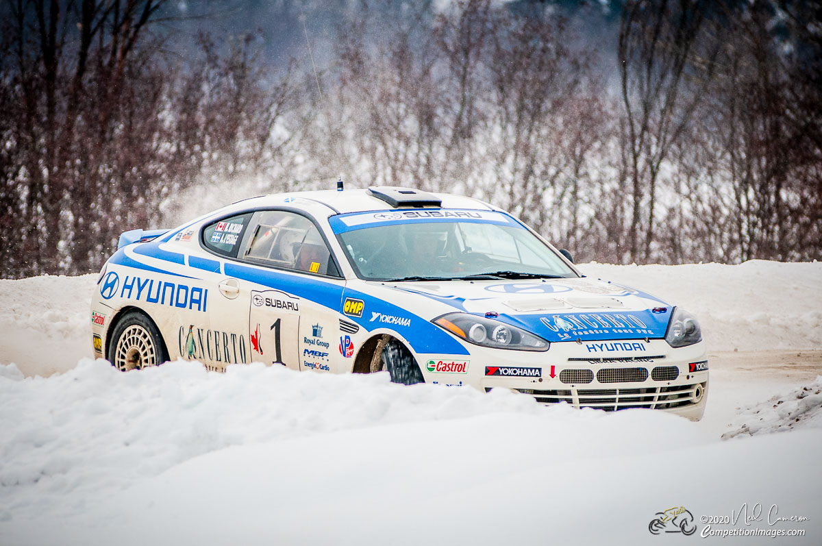 Competitor at Rally Perce-Neige, Maniwaki, Quebec 2008