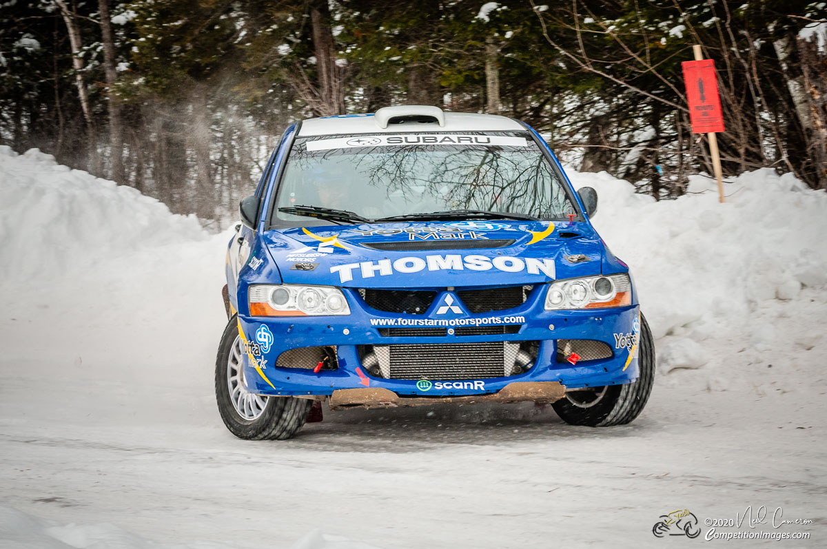 Competitor at Rally Perce-Neige, Maniwaki, Quebec 2008