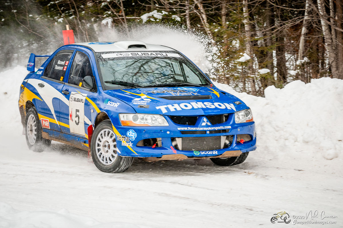 Competitor at Rally Perce-Neige, Maniwaki, Quebec 2008
