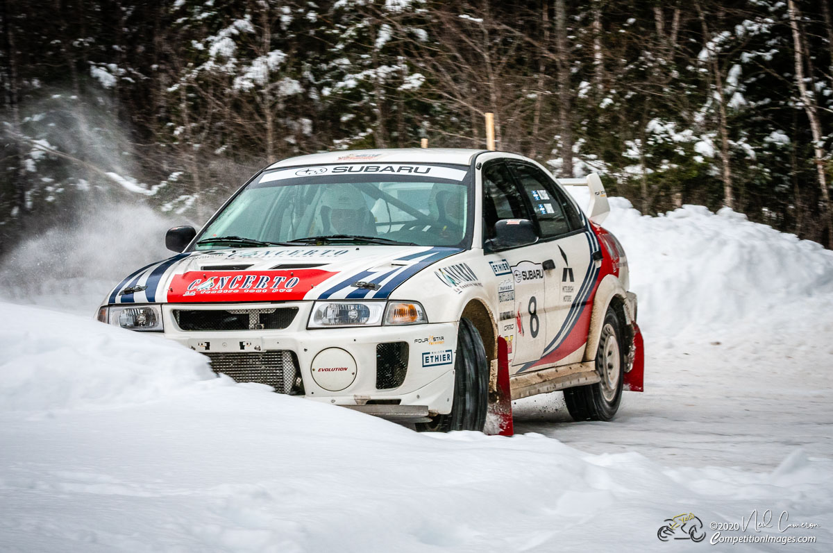 Competitor at Rally Perce-Neige, Maniwaki, Quebec 2008