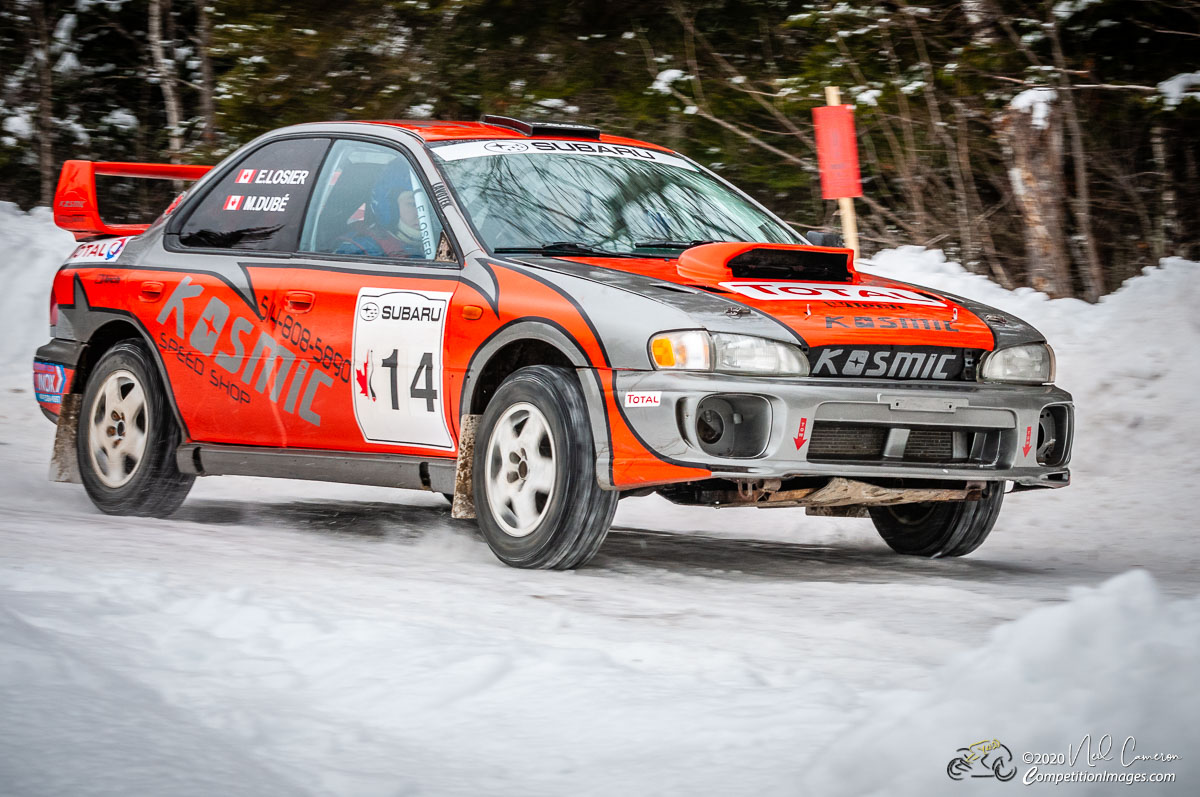 Competitor at Rally Perce-Neige, Maniwaki, Quebec 2008