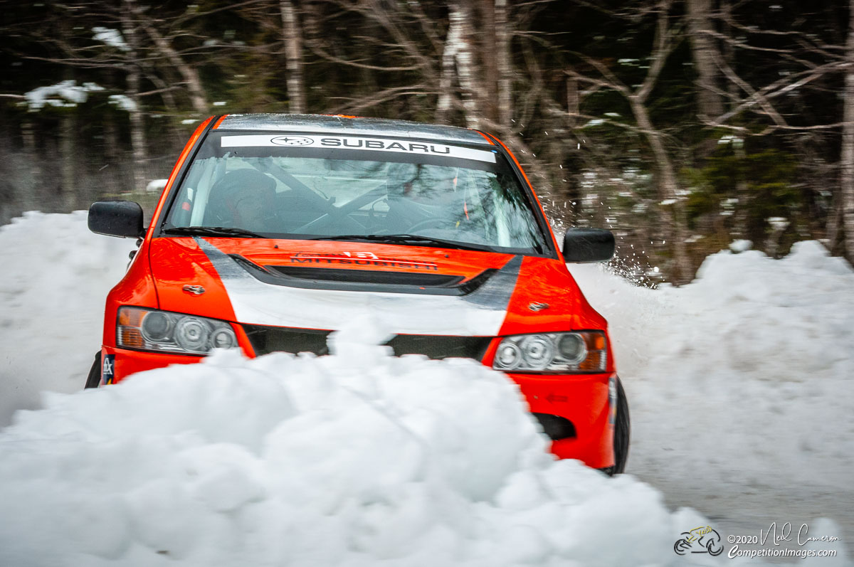 Competitor at Rally Perce-Neige, Maniwaki, Quebec 2008