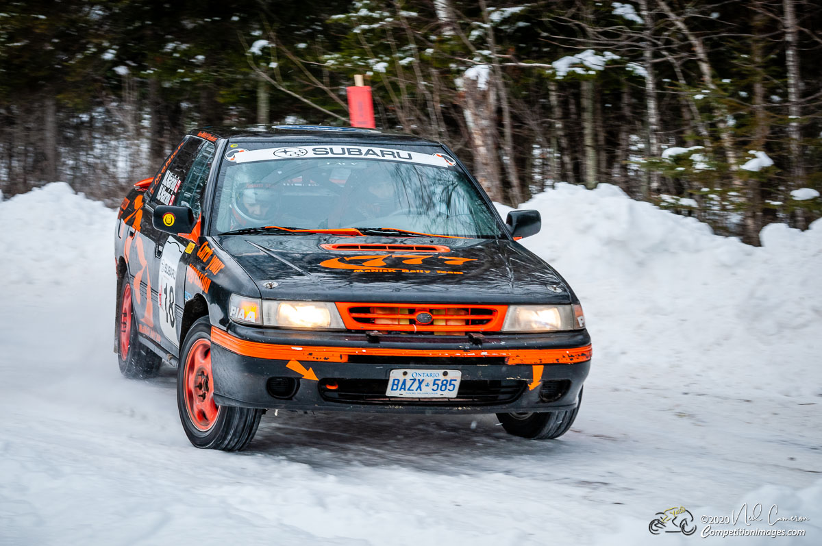 Competitor at Rally Perce-Neige, Maniwaki, Quebec 2008
