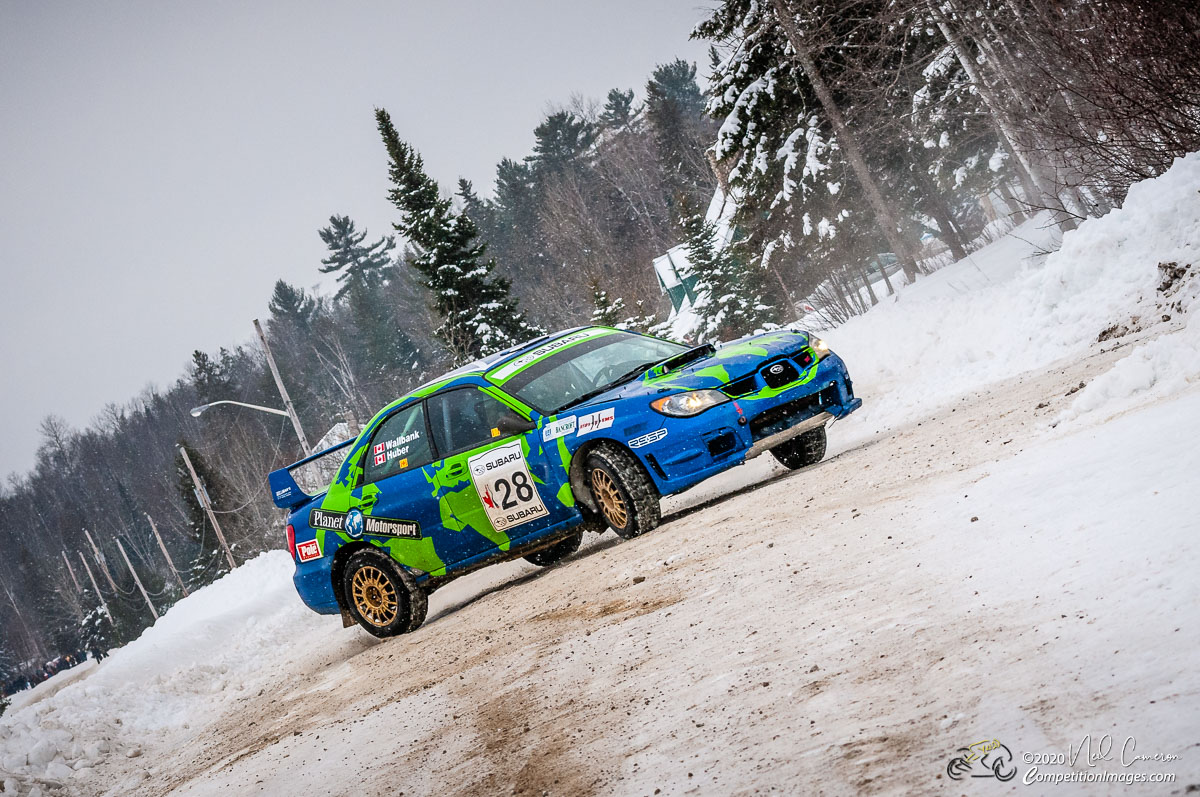 Competitor at Rally Perce-Neige, Maniwaki, Quebec 2008
