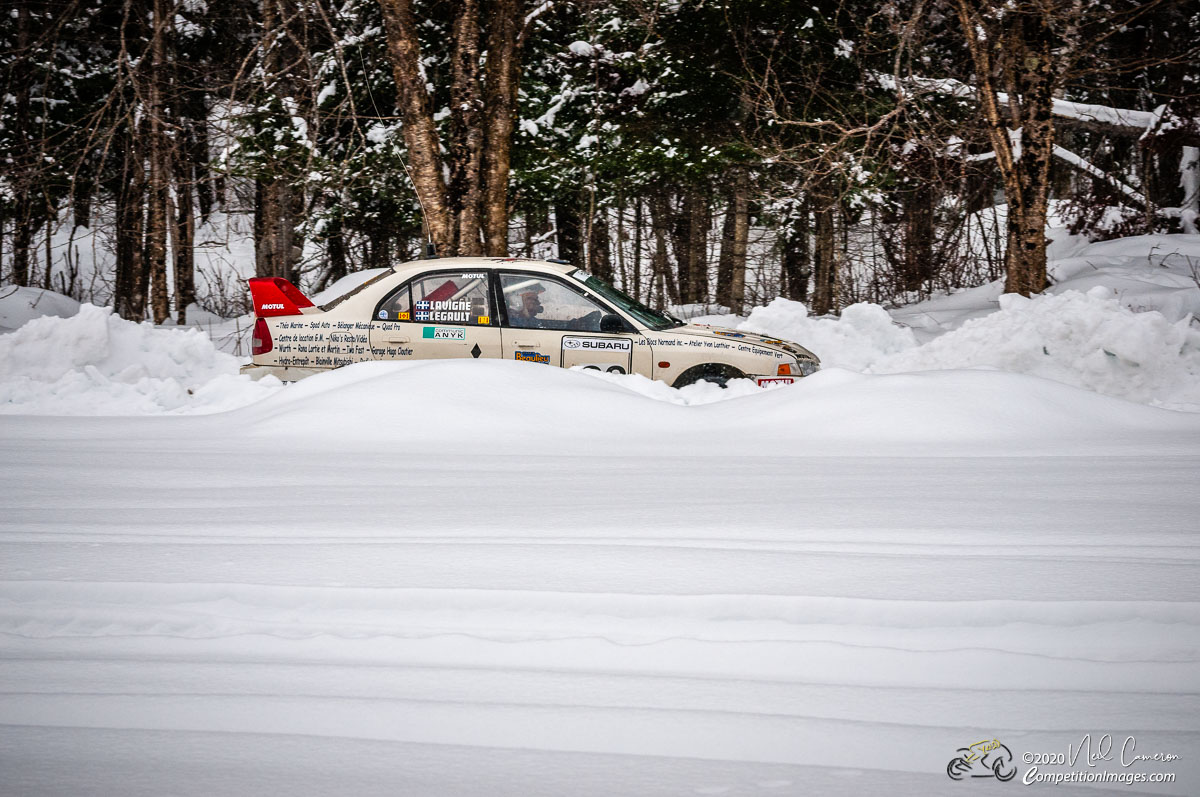 Competitor at Rally Perce-Neige, Maniwaki, Quebec 2008