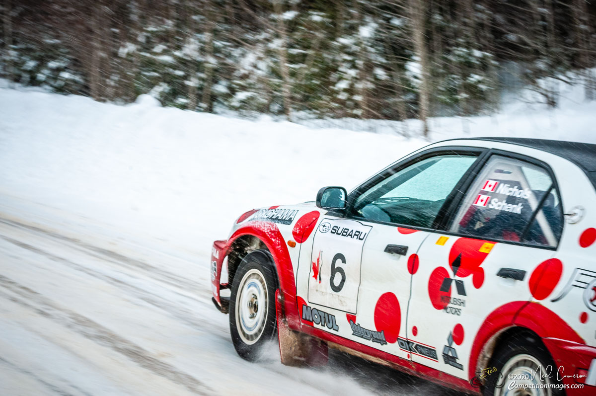 Competitor at Rally Perce-Neige, Maniwaki, Quebec 2008