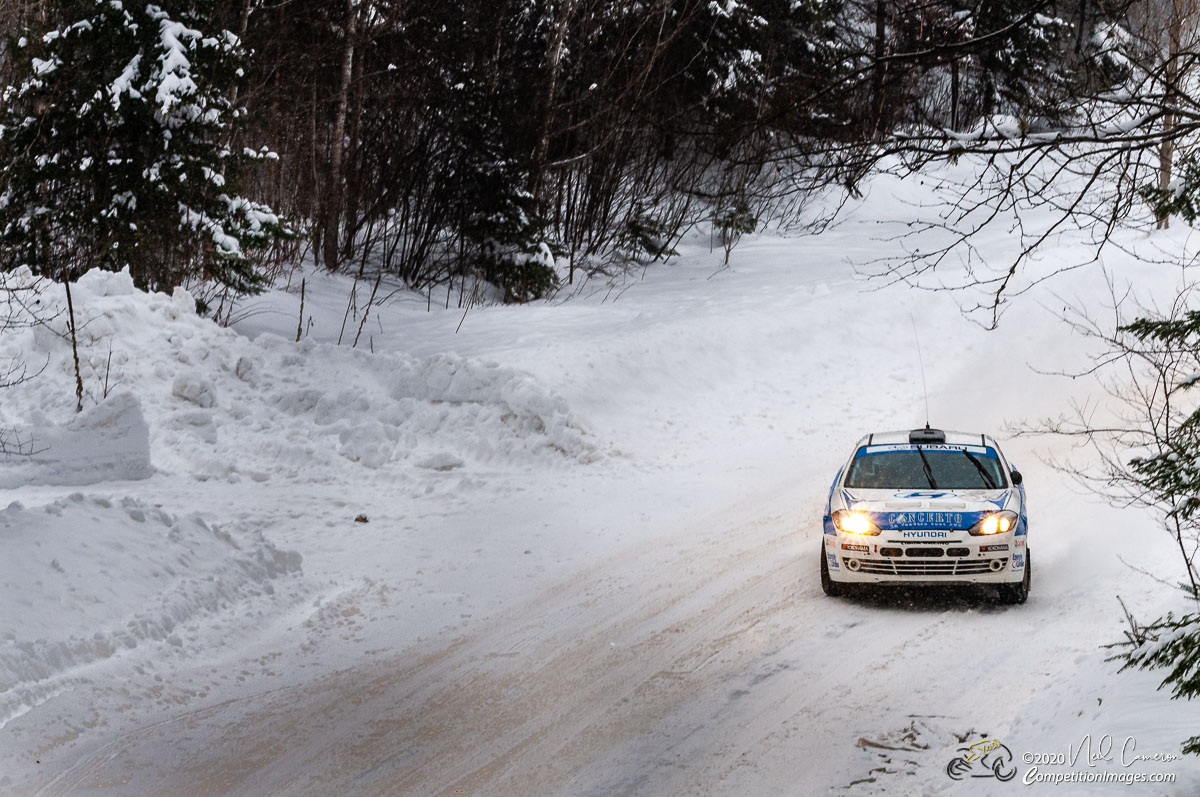 Competitor at Rally Perce-Neige, Maniwaki, Quebec 2008
