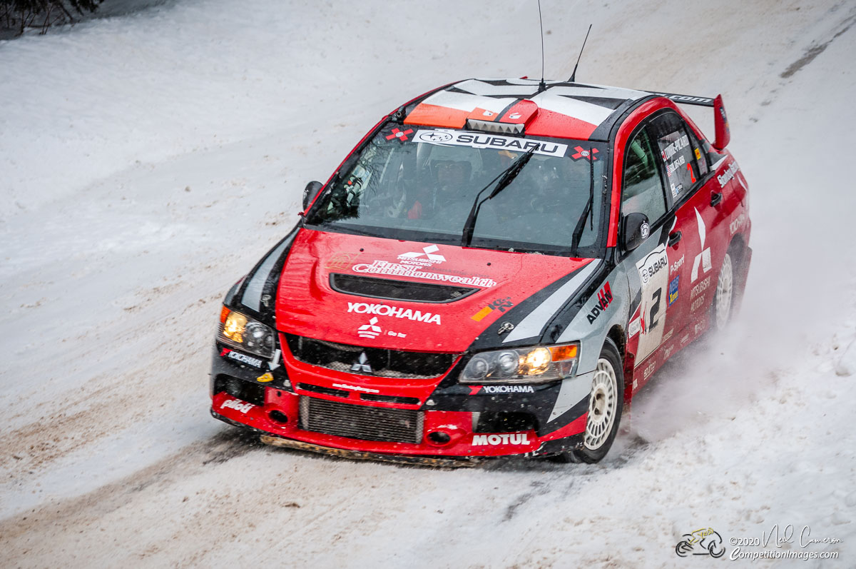Competitor at Rally Perce-Neige, Maniwaki, Quebec 2008