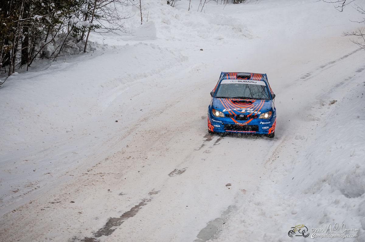 Competitor at Rally Perce-Neige, Maniwaki, Quebec 2008