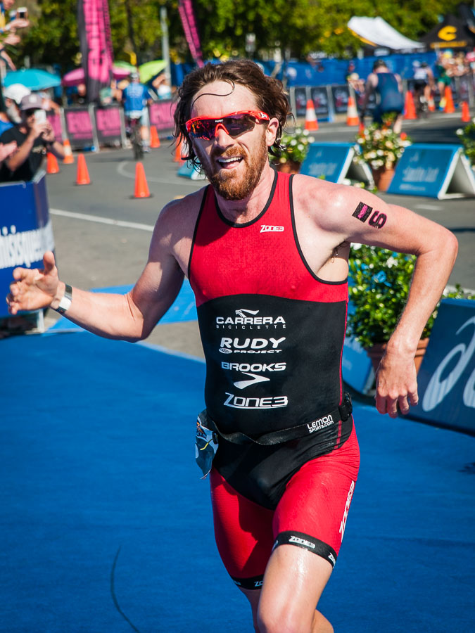 Happy victor, Noosa Triathlon 2016